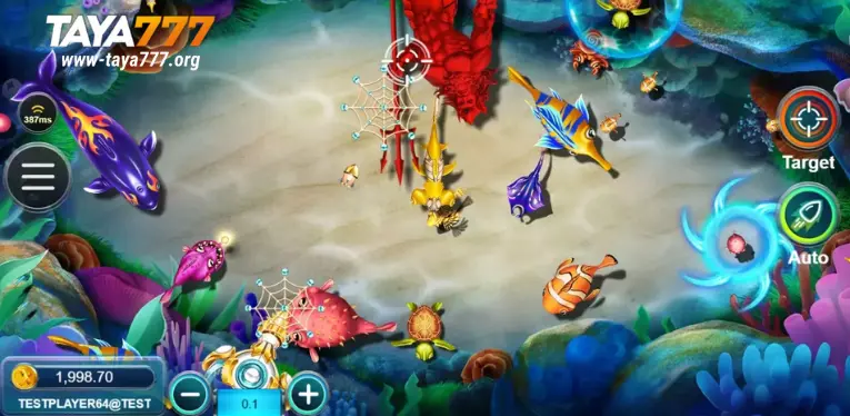 How many types of fish guns and upgrades are available in the game?